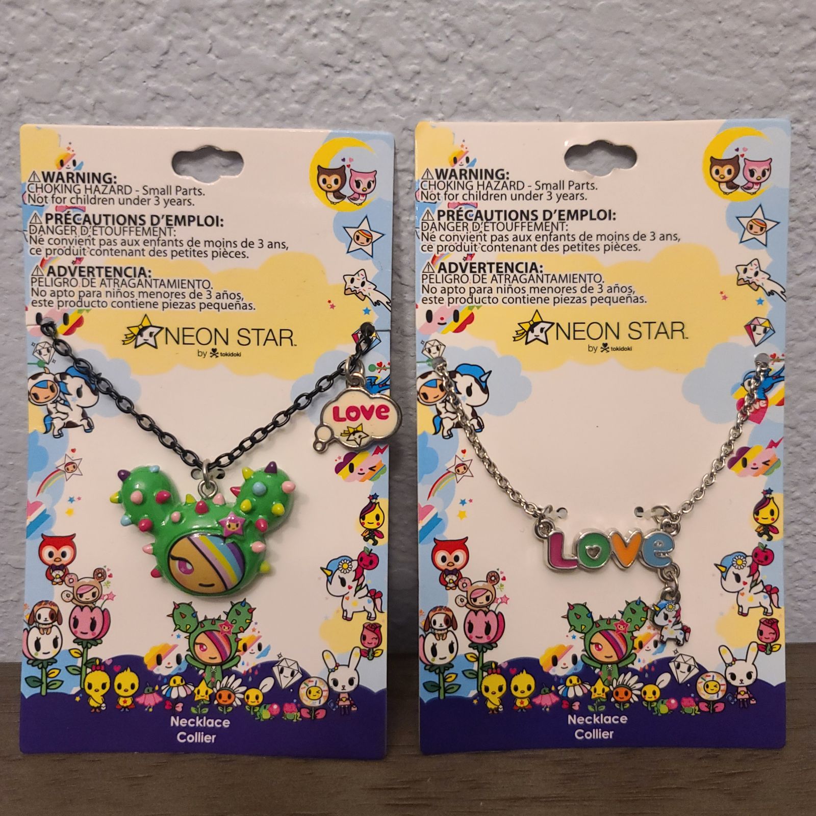 Neon Star by Tokidoki Love Unicorno Nameplate Girls Necklace Unicorn Neon Star by Tokidoki Love Unicorno Nameplate Girls Necklace Unicorn